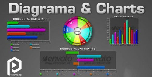 Diagrama Charts 500x254 - قالب افترافکت