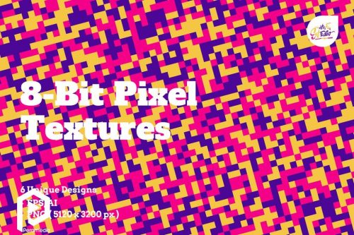 8Bit Pixel 500x333 - قالب افترافکت
