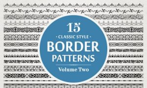 elements 15 vector border patterns classic style volume 2 JRZBG7 2018 03 16 300x180 - سبدخرید