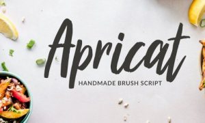 فونت انگلیسی Apricat Script